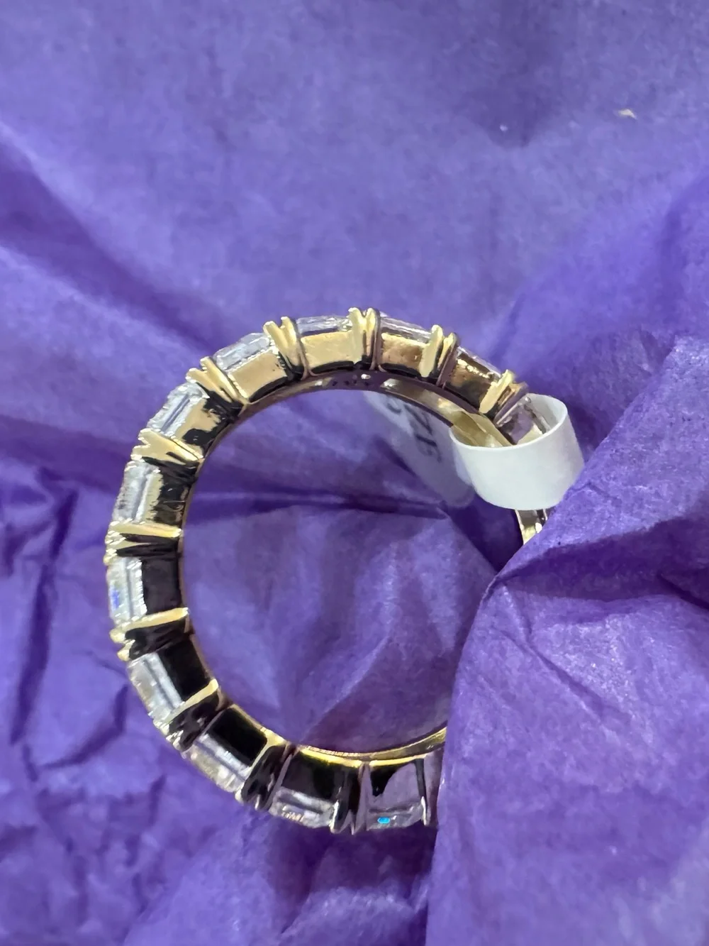 💎 Melinda Maria Gold Eternity Ring with Diamondettes 💎